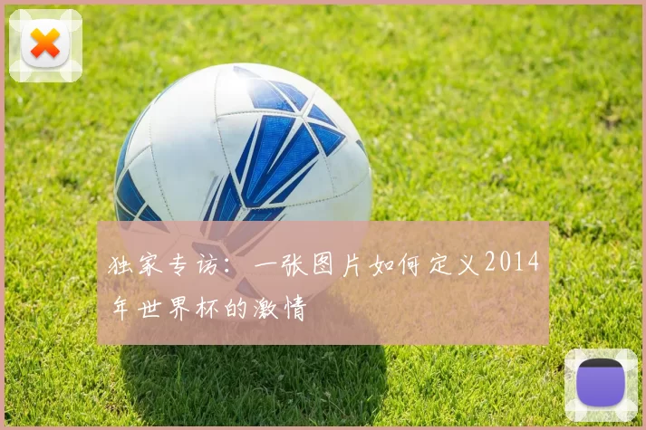 独家专访：一张图片如何定义2014年世界杯的激情