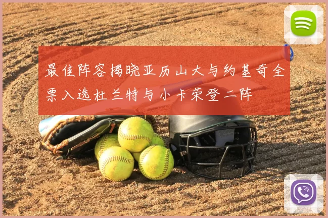 最佳阵容揭晓亚历山大与约基奇全票入选杜兰特与小卡荣登二阵