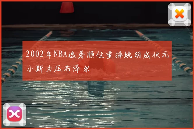 2002年NBA选秀顺位重排姚明成状元小斯力压布泽尔