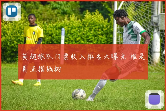 英超球队门票收入排名大曝光 谁是真正摇钱树